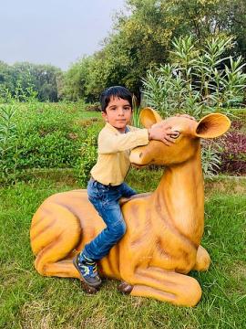 450px-Deer_mascot_installed_at_Mini_Zoo