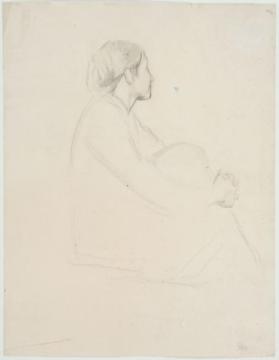 Etude_de_femme_assise_de_profil,_visage_tourné_vers_la_gauche